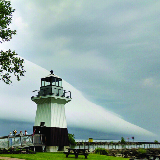 The Oak Orchard Lighthouse in Point Breeze